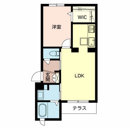 打出駅 徒歩10分 1階の物件間取画像